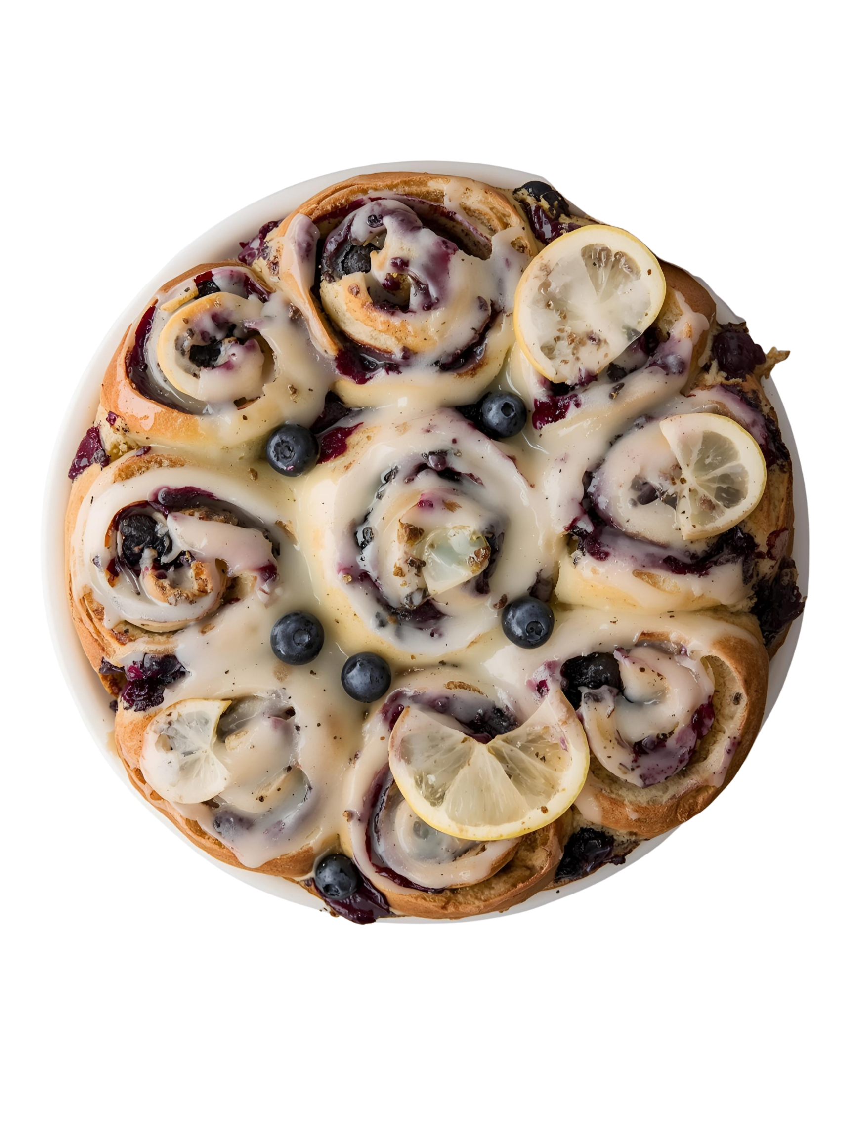 Blueberry Lemon Cinnamon Rolls